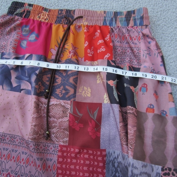 Unbrand Women's XXL Maxi Skirts Colorblack Elastic waistband drawstring Beach - Picture 8 of 12